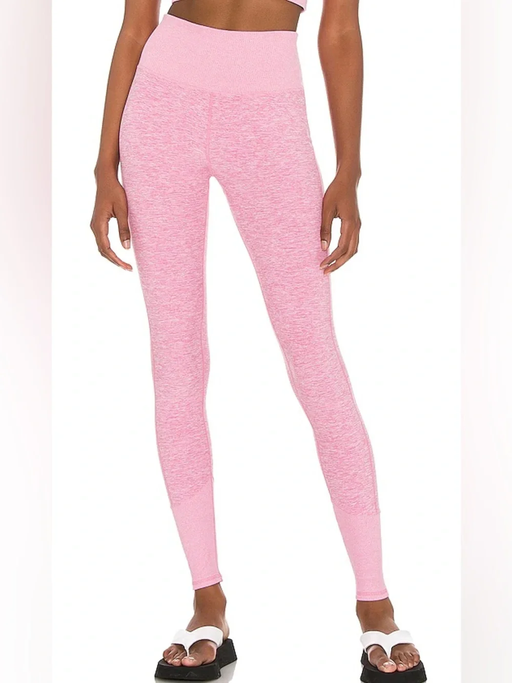 Alo Yoga High-Waisted Alosoft Lounge Legging Parisian Pink Heather Size XXS